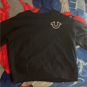 True religion oversized crew neck